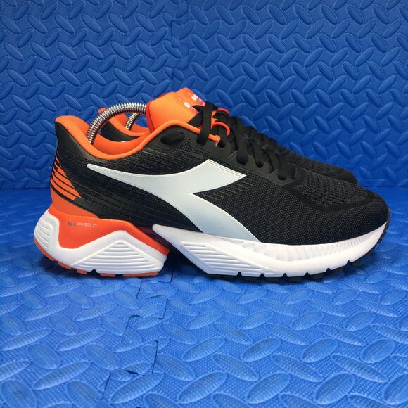 Diadora Blueshield Mythos Vigore Womens Shoes Size 10 Running Black Red Sneakers - Picture 1 of 11